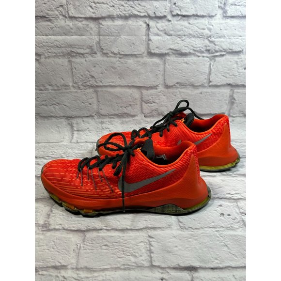 Nike Zoom KD Orange Silver Basketball Shoes US 7Y 768867-808 - Picture 5 of 12